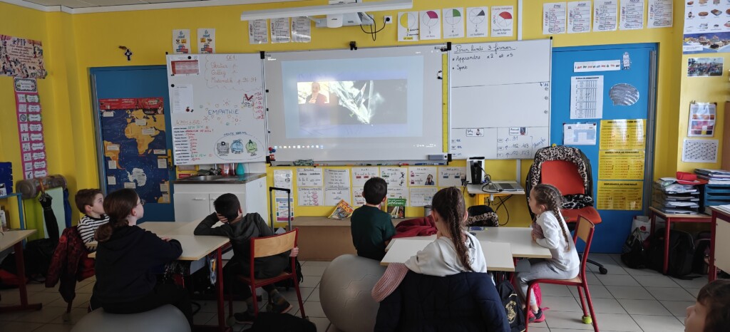 En direct avec les navigateurs du Vendée Globe École Saint Melaine